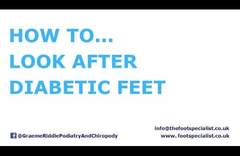 How to look after Diabetic Feet